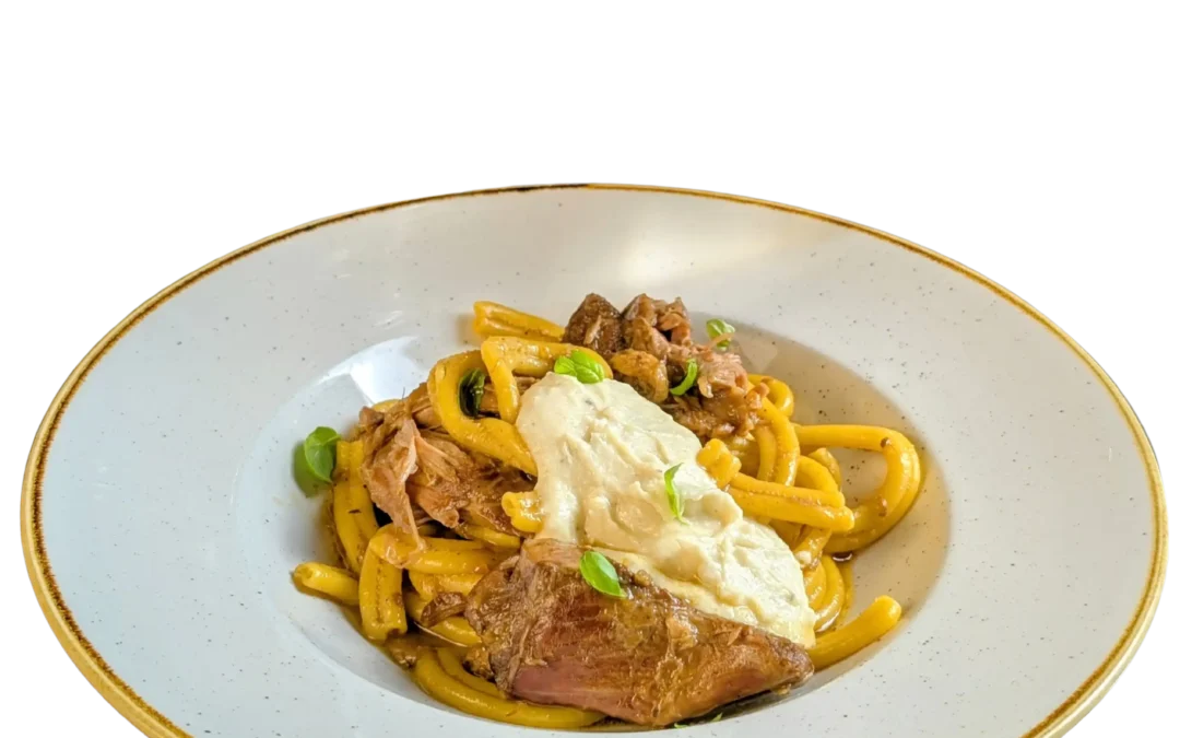 Casarecce with lamb ragù